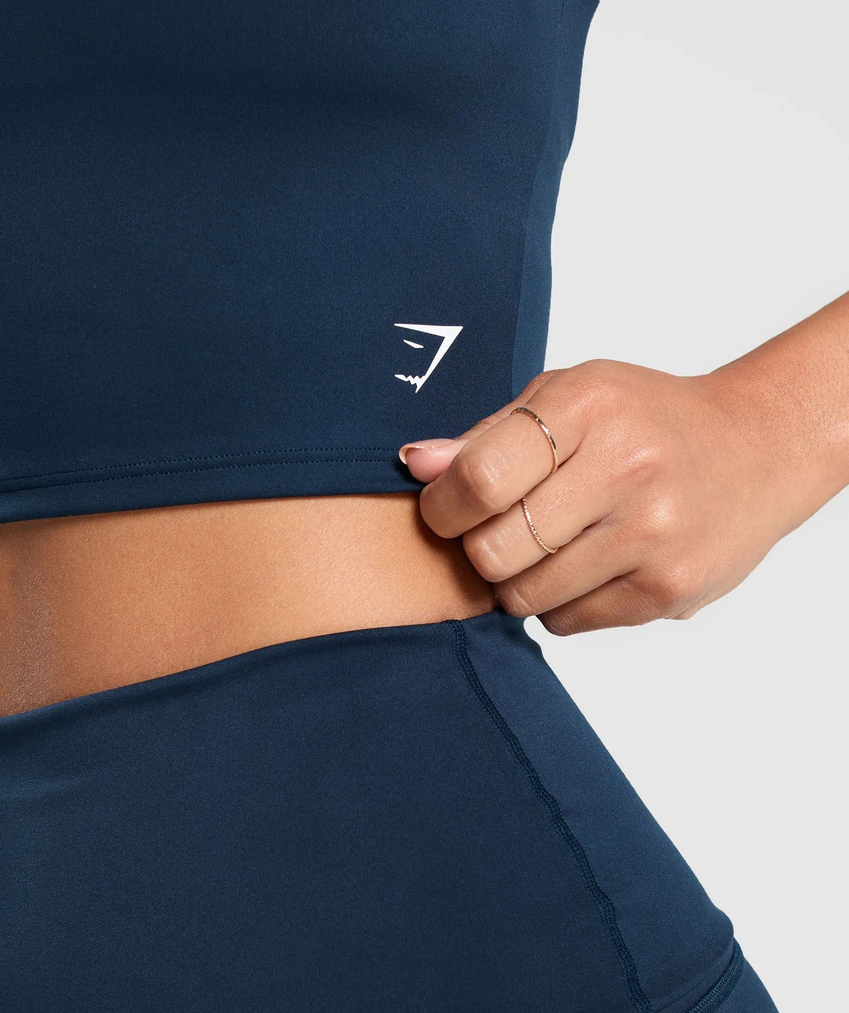 Gymshark Everyday Trend Crop Top - Navy sold by Gymshark product image thumbnail 5