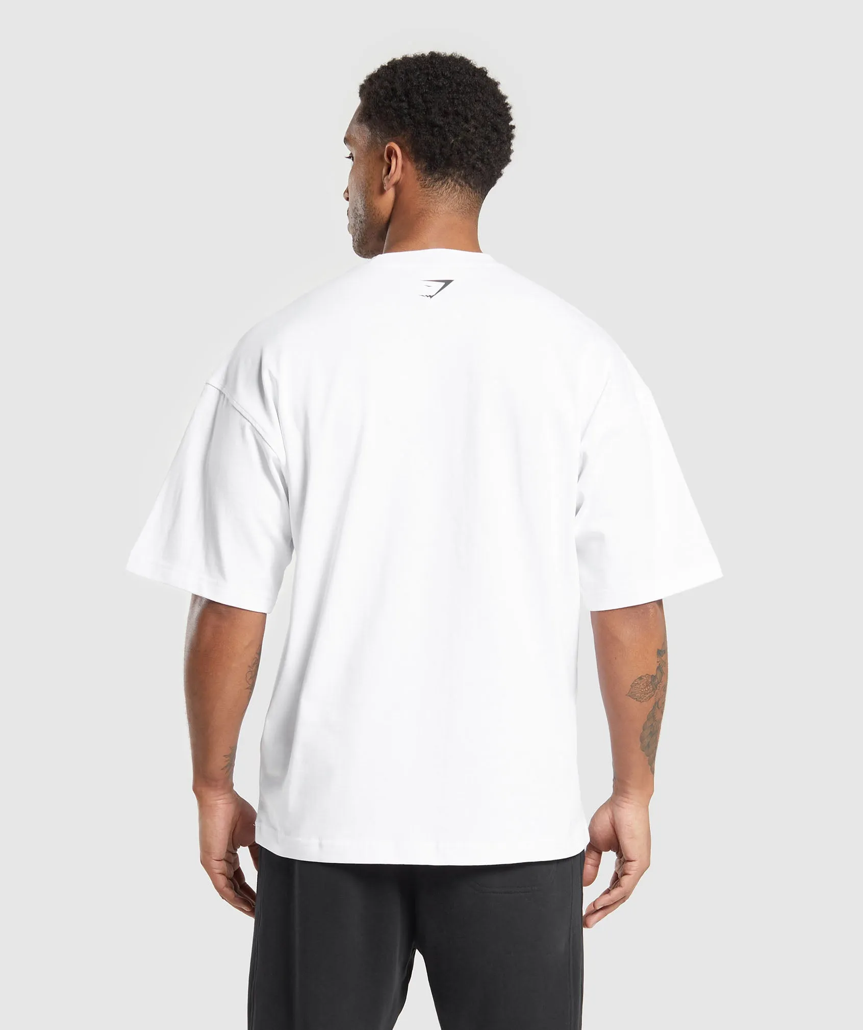 Gymshark Collegiate T-Shirt - White sold by Gymshark product image thumbnail 2