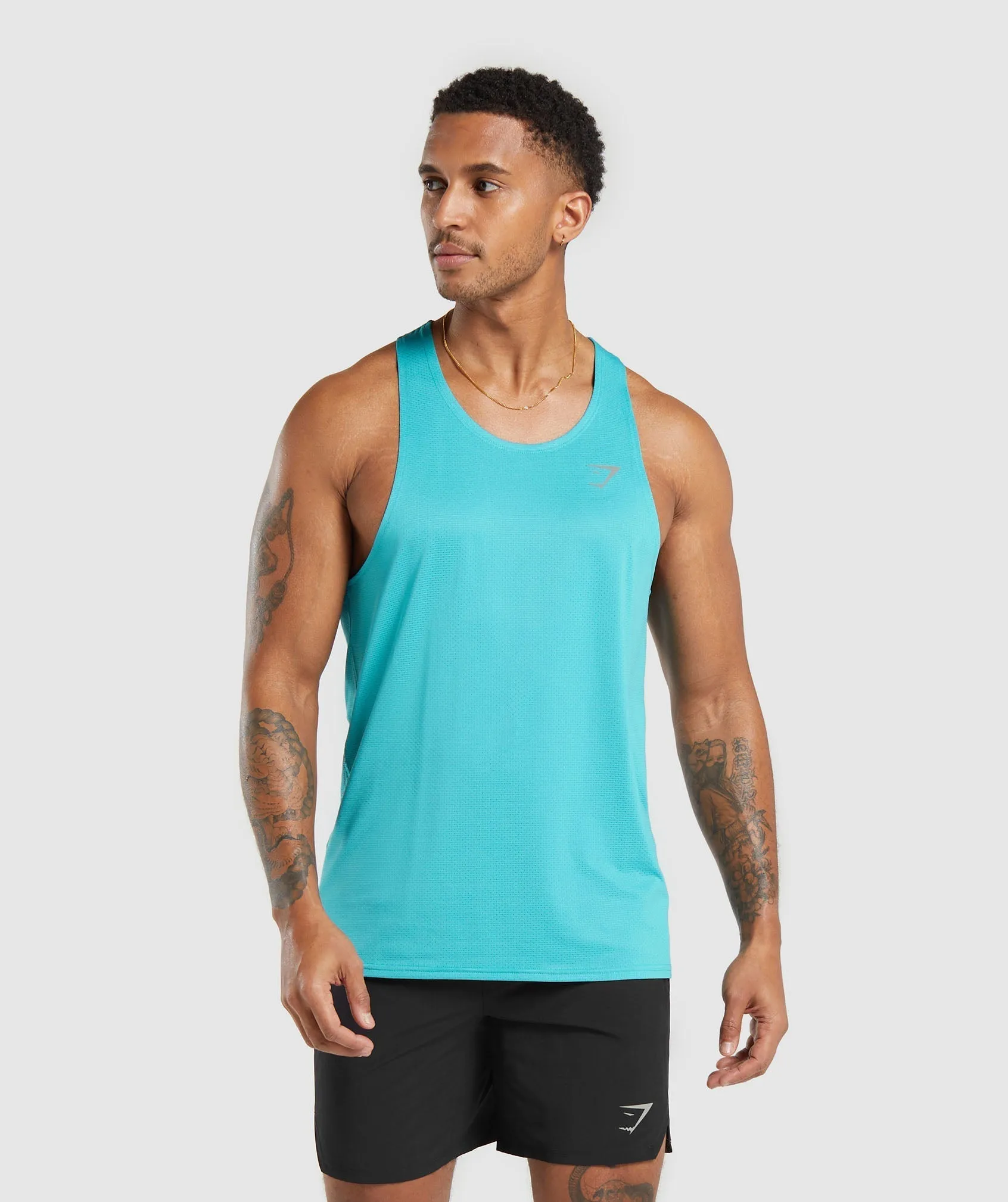 Gymshark Speed Tank - Artificial Teal sold by Gymshark