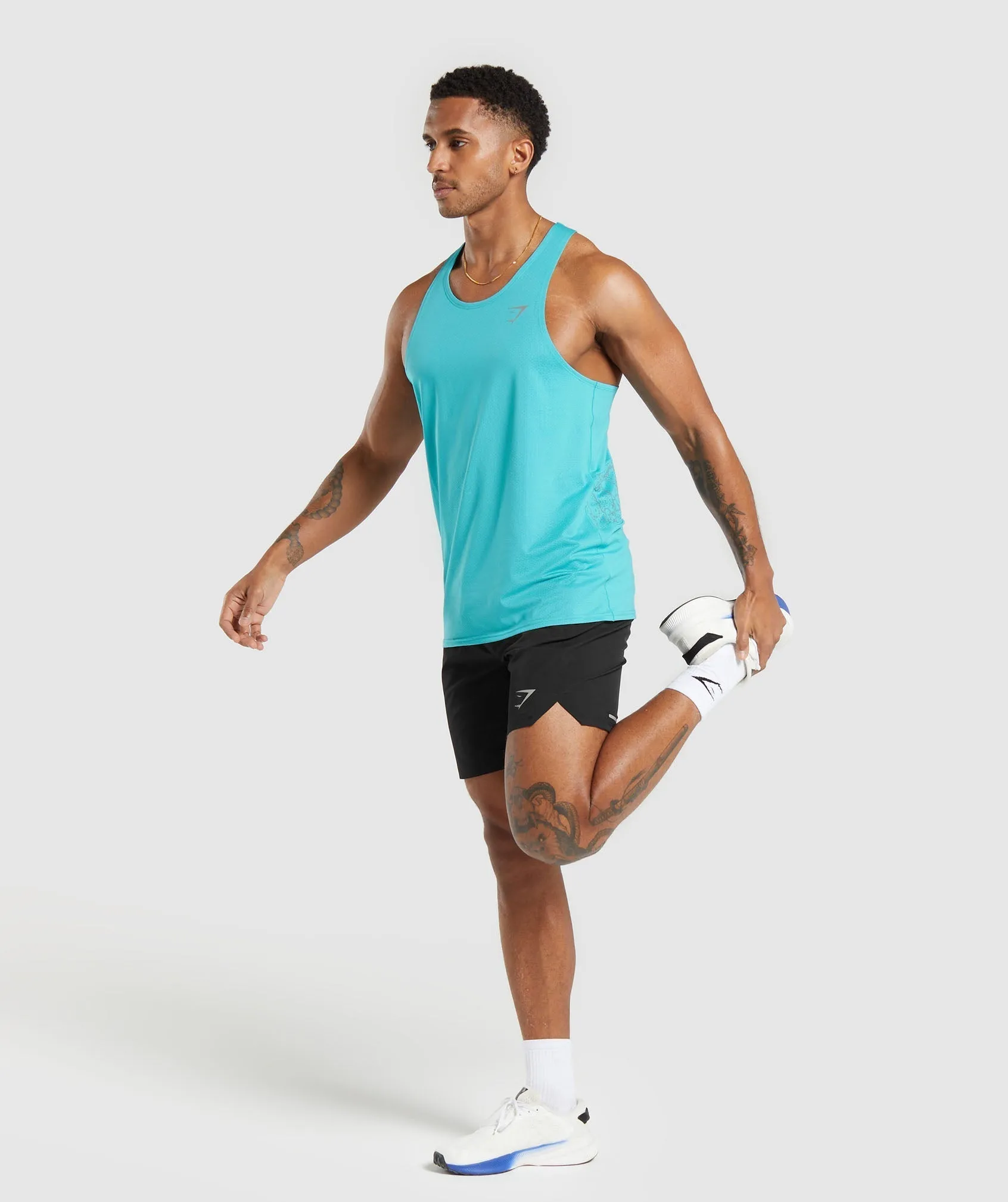 Gymshark Speed Tank - Artificial Teal sold by Gymshark product image thumbnail 5