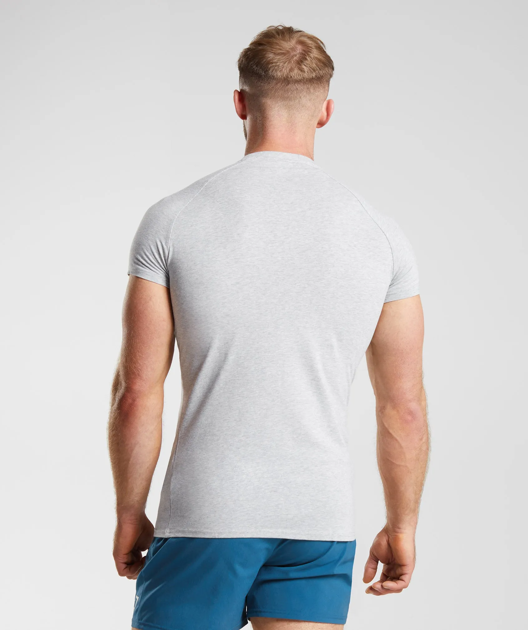 Gymshark Apollo T-Shirt - Light Grey Marl sold by Gymshark product image thumbnail 2
