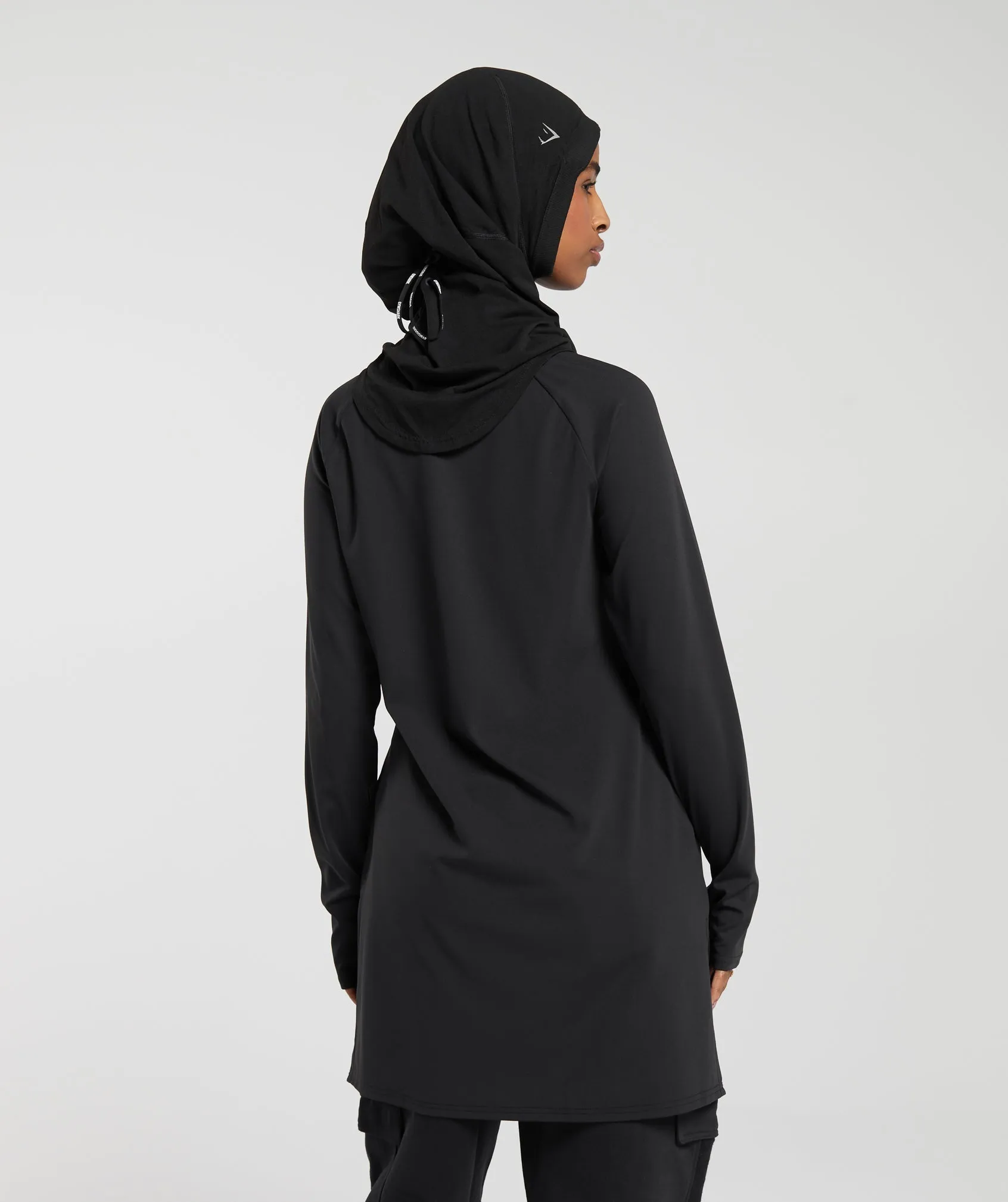 Gymshark Long Line Long Sleeve Top - Black sold by Gymshark product image thumbnail 2
