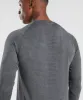 Gymshark Geo Seamless Long Sleeve T-Shirt - Charcoal Grey/Black sold by Gymshark