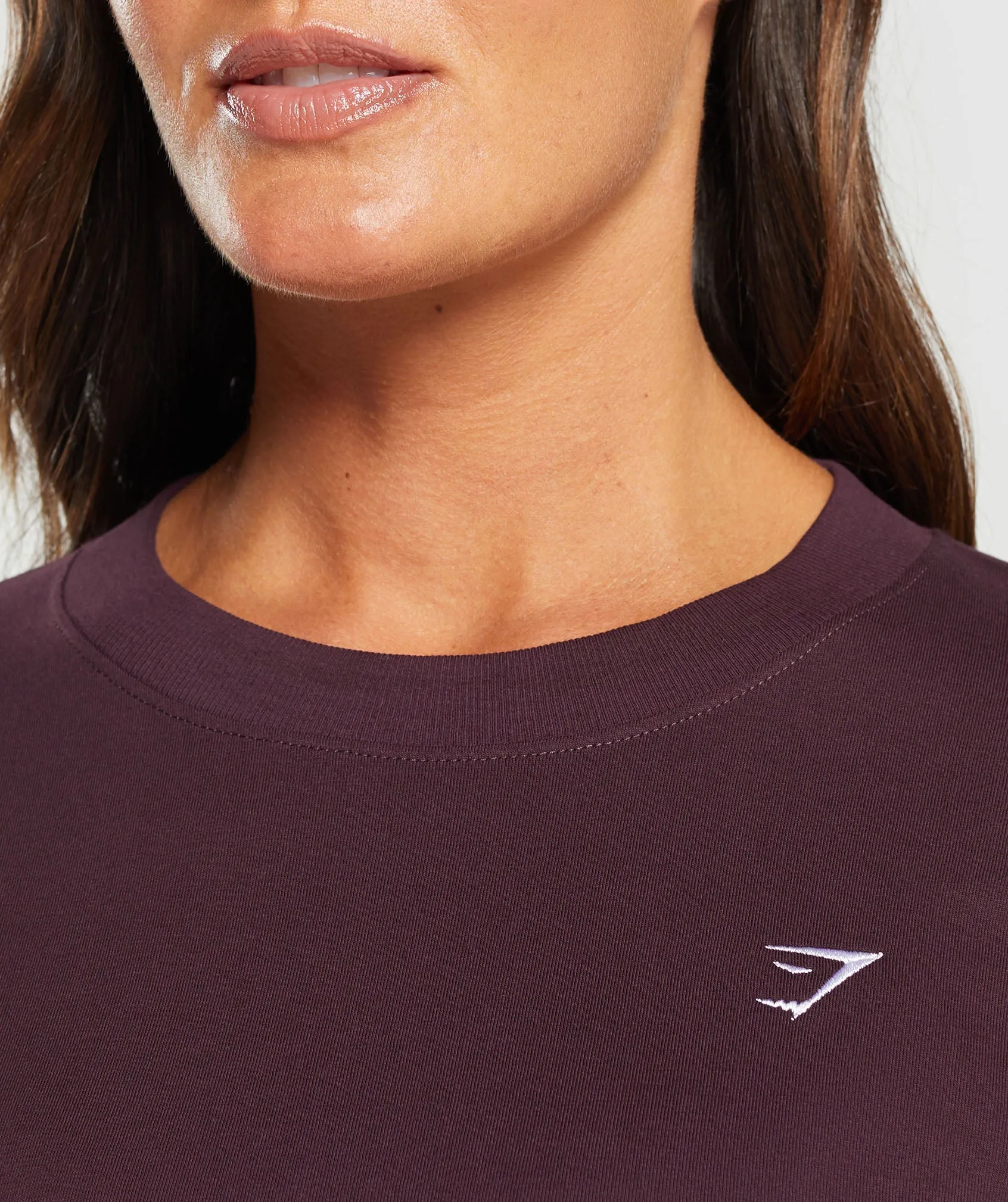 Gymshark Lifting Long Sleeve Crop Top - Depth Purple sold by Gymshark product image thumbnail 5