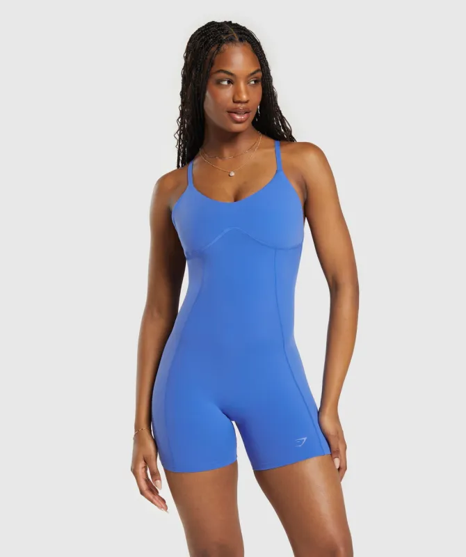 GS x Libby All In One - Iris Blue sold by Gymshark