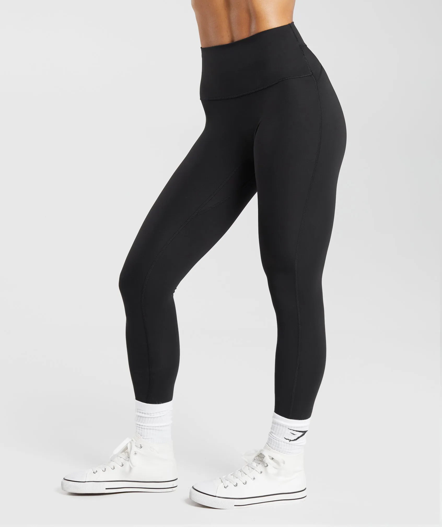 Gymshark Legacy Regular Leggings - Black sold by Gymshark product image thumbnail 2