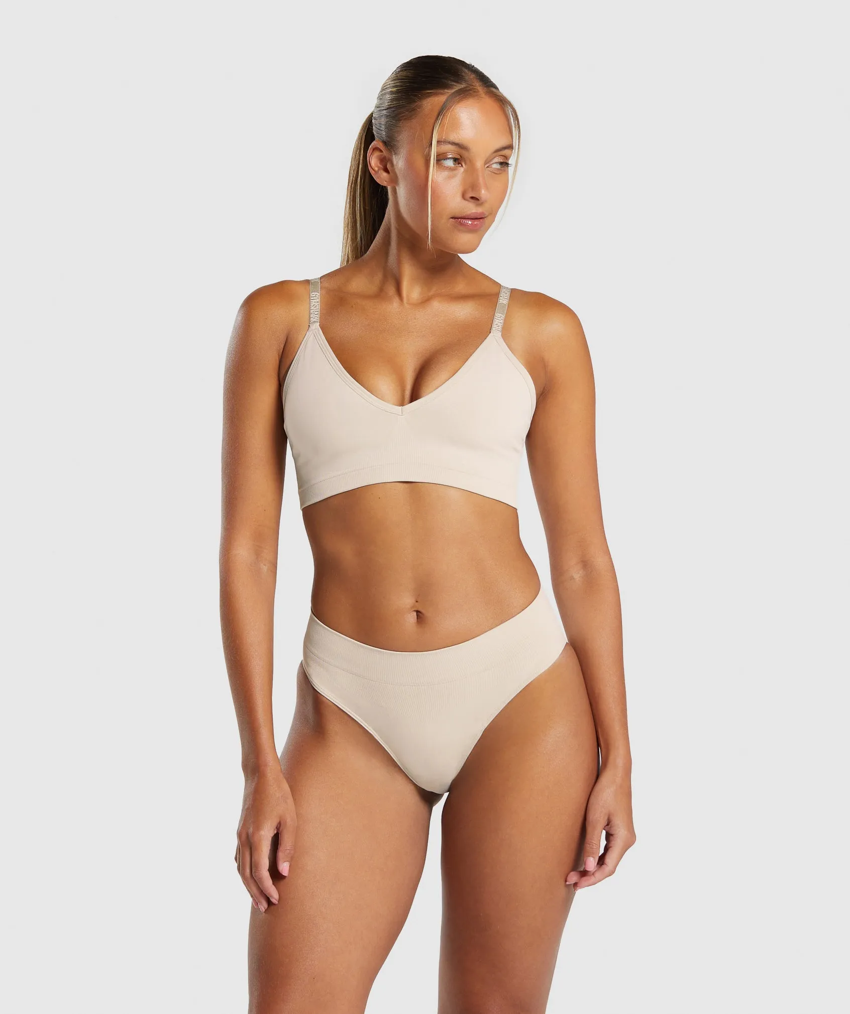 Gymshark Seamless Brief - Pebble Grey sold by Gymshark product image thumbnail 4