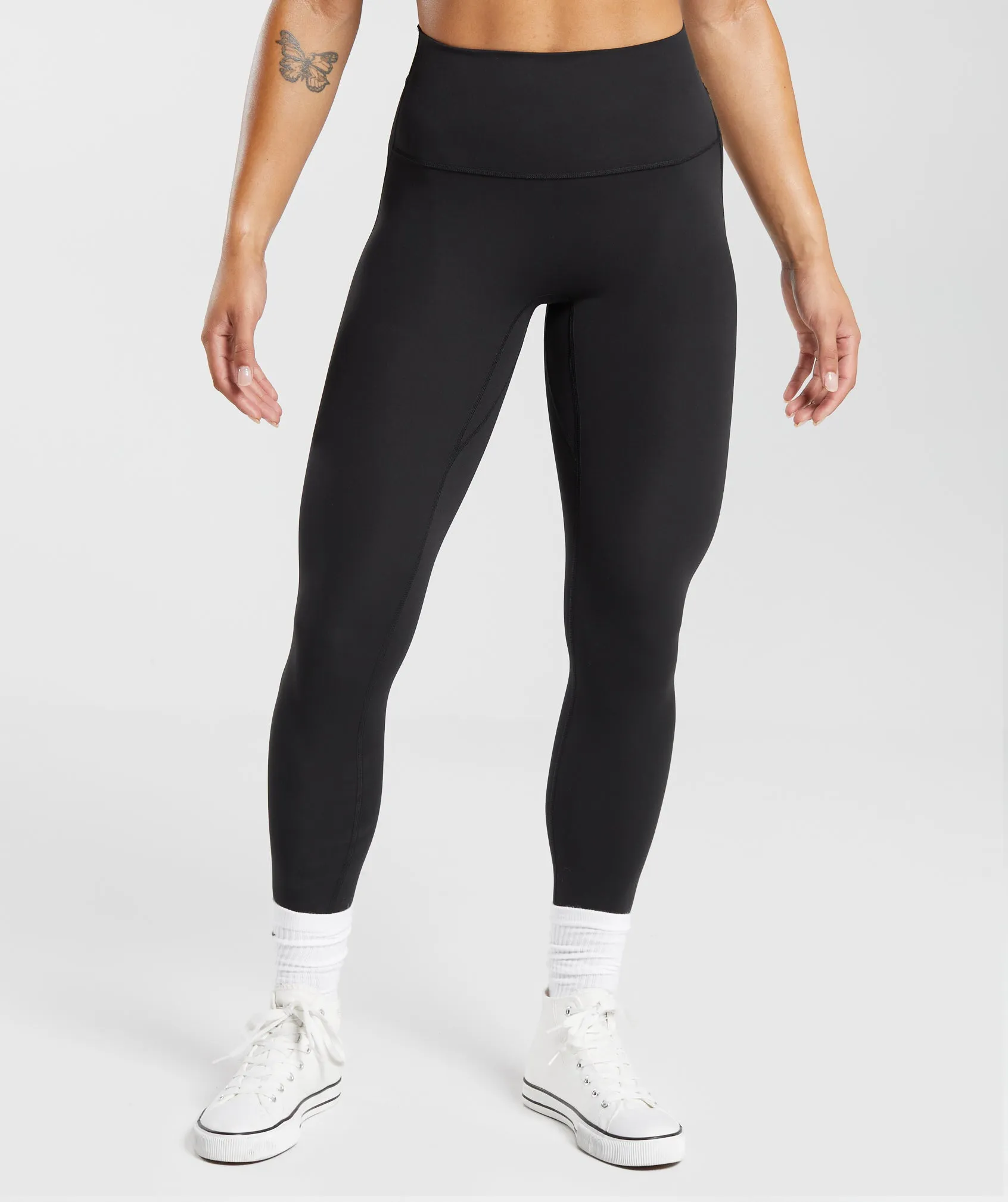 Gymshark Legacy Regular Leggings - Black sold by Gymshark