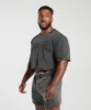 Gymshark Heritage Washed Crop T-Shirt - Onyx Grey sold by Gymshark
