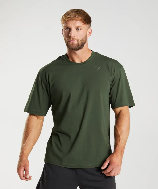 Gymshark Power T-Shirt - Moss Olive made by Gymshark