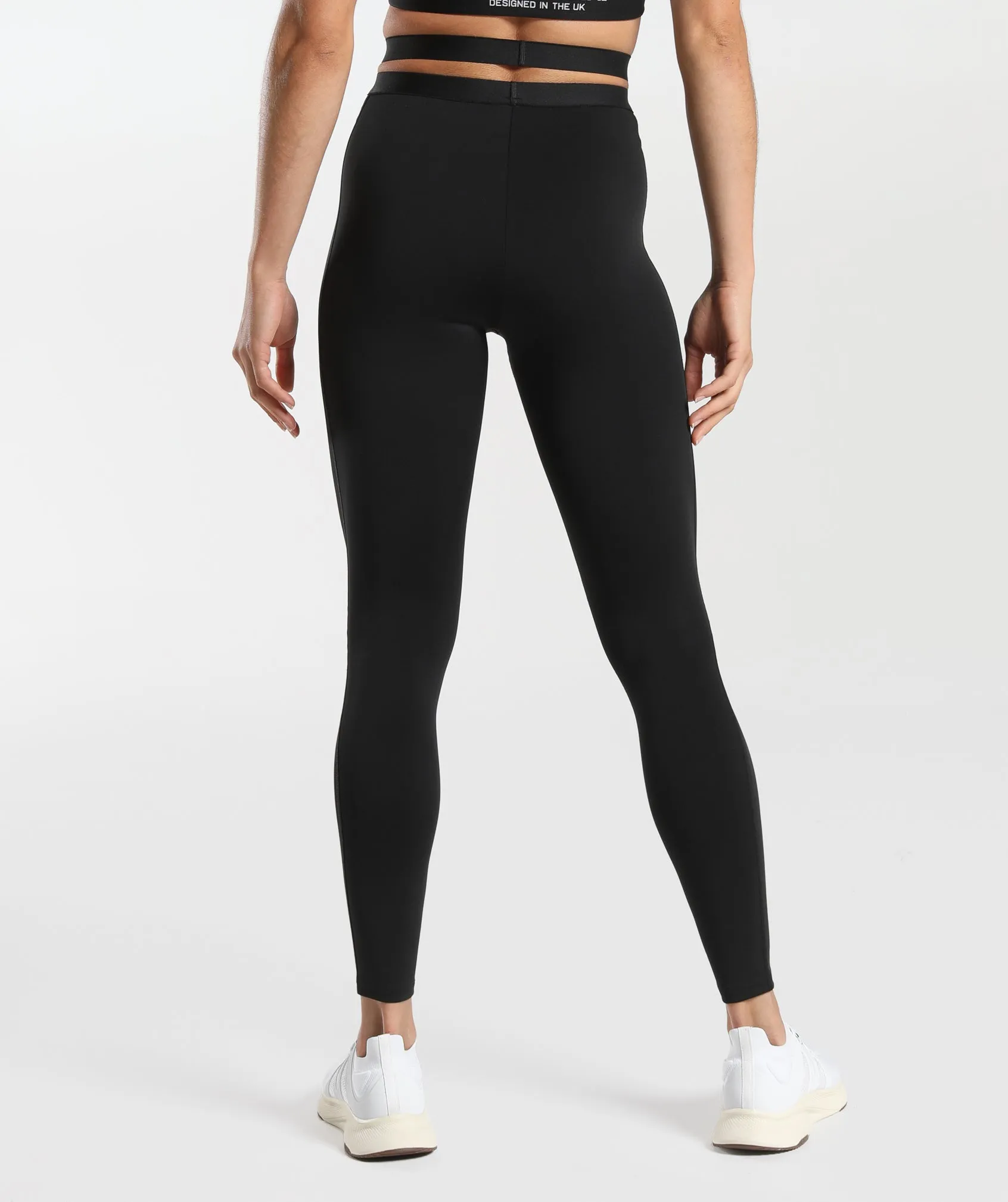 Gymshark Strappy Waistband Leggings - Black sold by Gymshark product image thumbnail 2