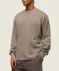 Gymshark everywear Relaxed Long Sleeve Tee - Linen Brown sold by Gymshark