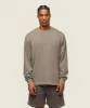 Gymshark everywear Relaxed Long Sleeve Tee - Linen Brown sold by Gymshark