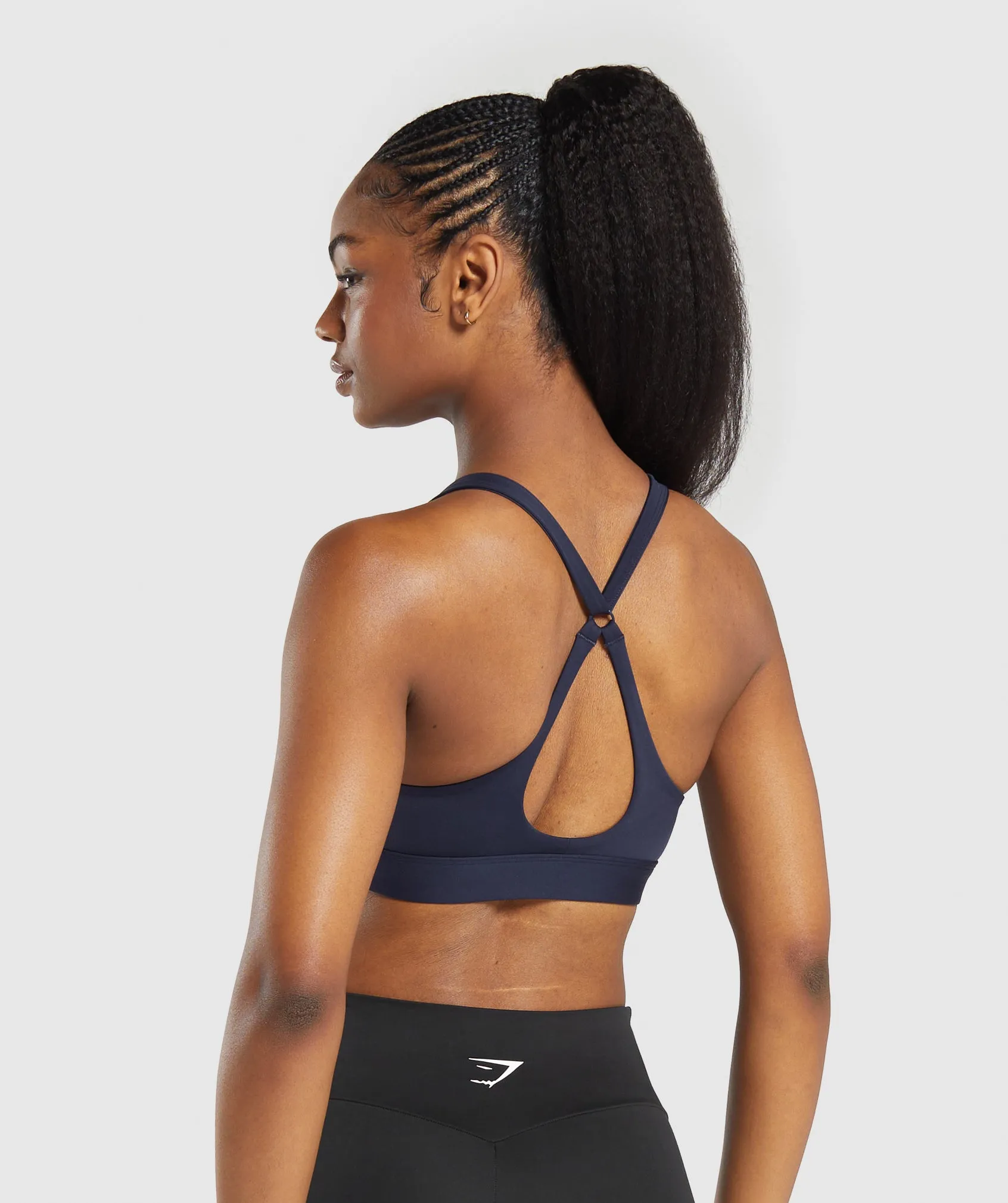 Gymshark Peek A Boo Sports Bra - Heavy Blue sold by Gymshark product image thumbnail 2