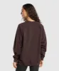 Gymshark Training Oversized Fleece Sweatshirt - Heritage Brown sold by Gymshark