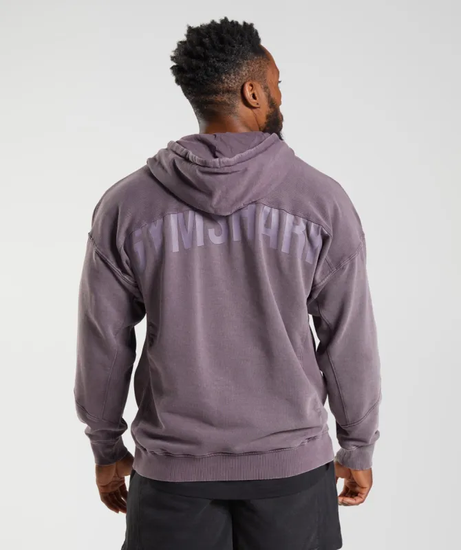 Gymshark Power Washed Hoodie - Musk Lilac sold by Gymshark