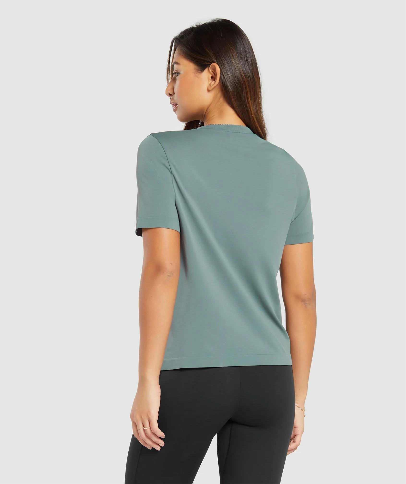 Gymshark Everyday Seamless T-Shirt - Cargo Teal sold by Gymshark product image thumbnail 2