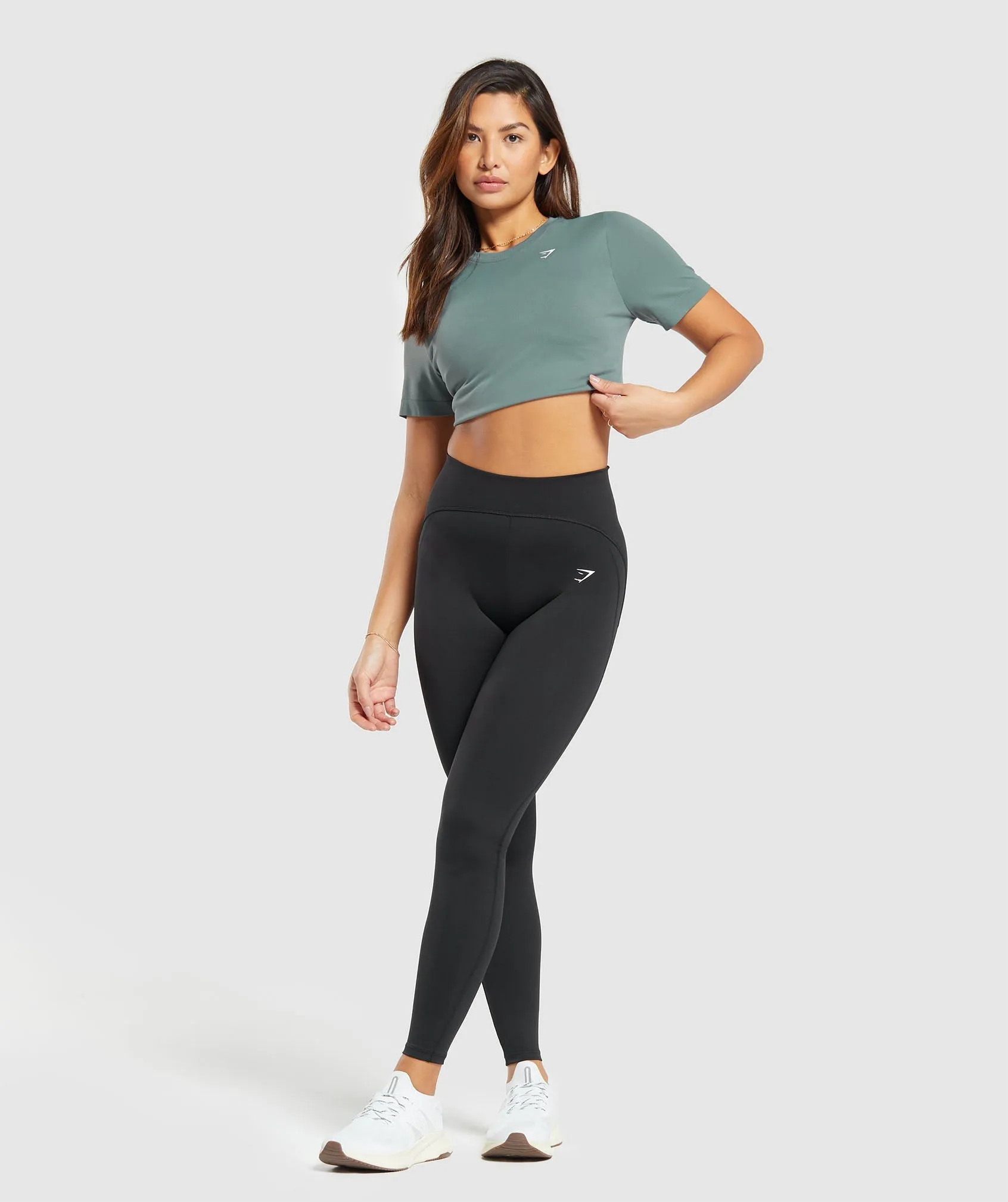 Gymshark Everyday Seamless T-Shirt - Cargo Teal sold by Gymshark product image thumbnail 4