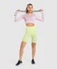 Gymshark Flex Sports Long Sleeve Crop Top - Light Purple Marl sold by Gymshark