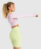 Gymshark Flex Sports Long Sleeve Crop Top - Light Purple Marl sold by Gymshark