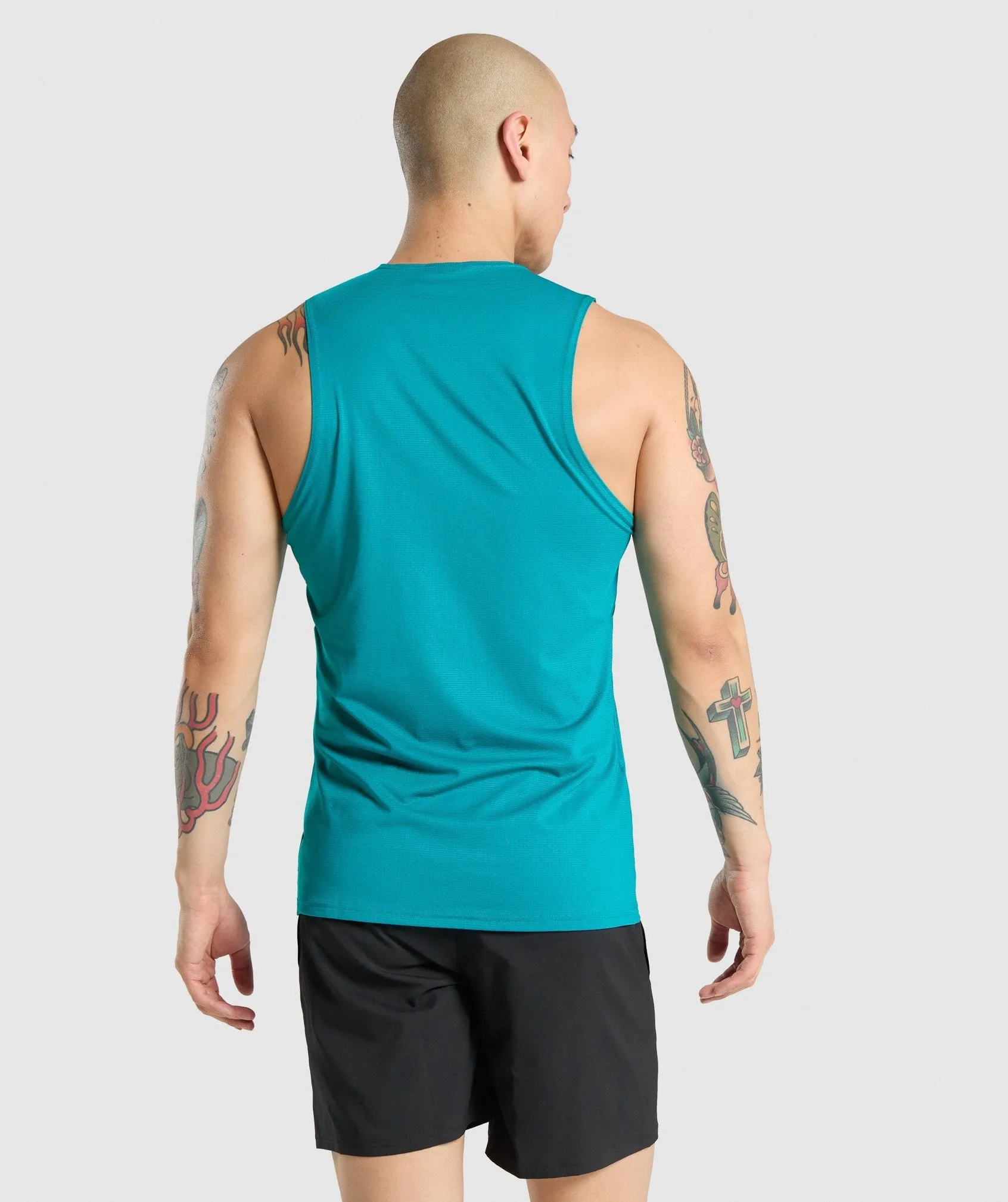 Gymshark Arrival Tank - Teal sold by Gymshark product image thumbnail 2