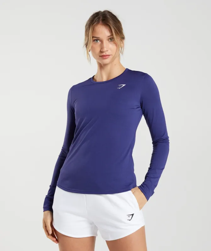 Gymshark Training Long Sleeve Top - Neptune Purple sold by Gymshark
