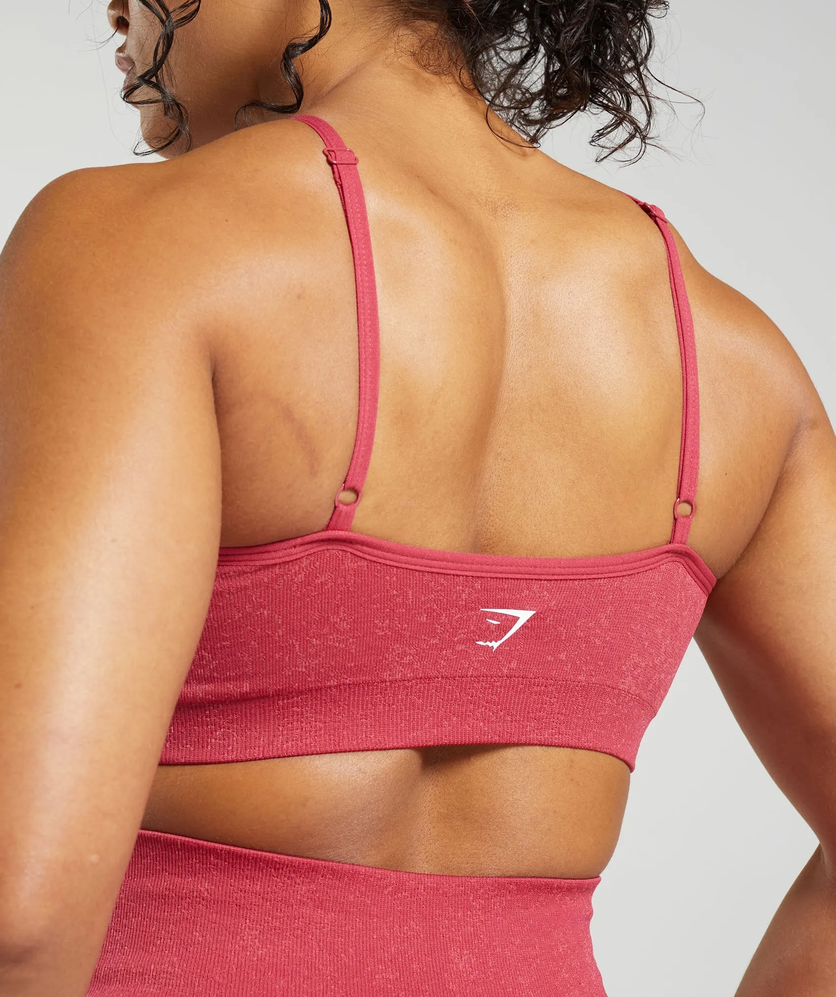 Gymshark Adapt Fleck Seamless Halterneck Bralette- Vintage Pink/Classic Pink sold by Gymshark product image thumbnail 5