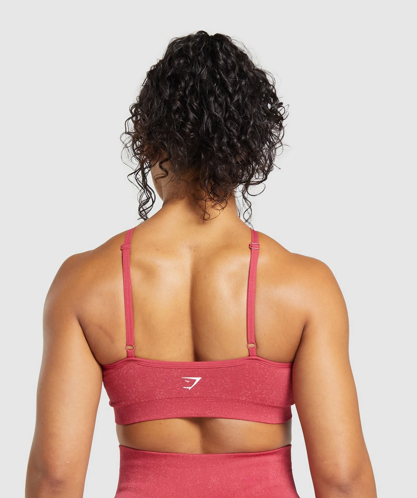 Gymshark Adapt Fleck Seamless Halterneck Bralette- Vintage Pink/Classic Pink sold by Gymshark product image thumbnail 2