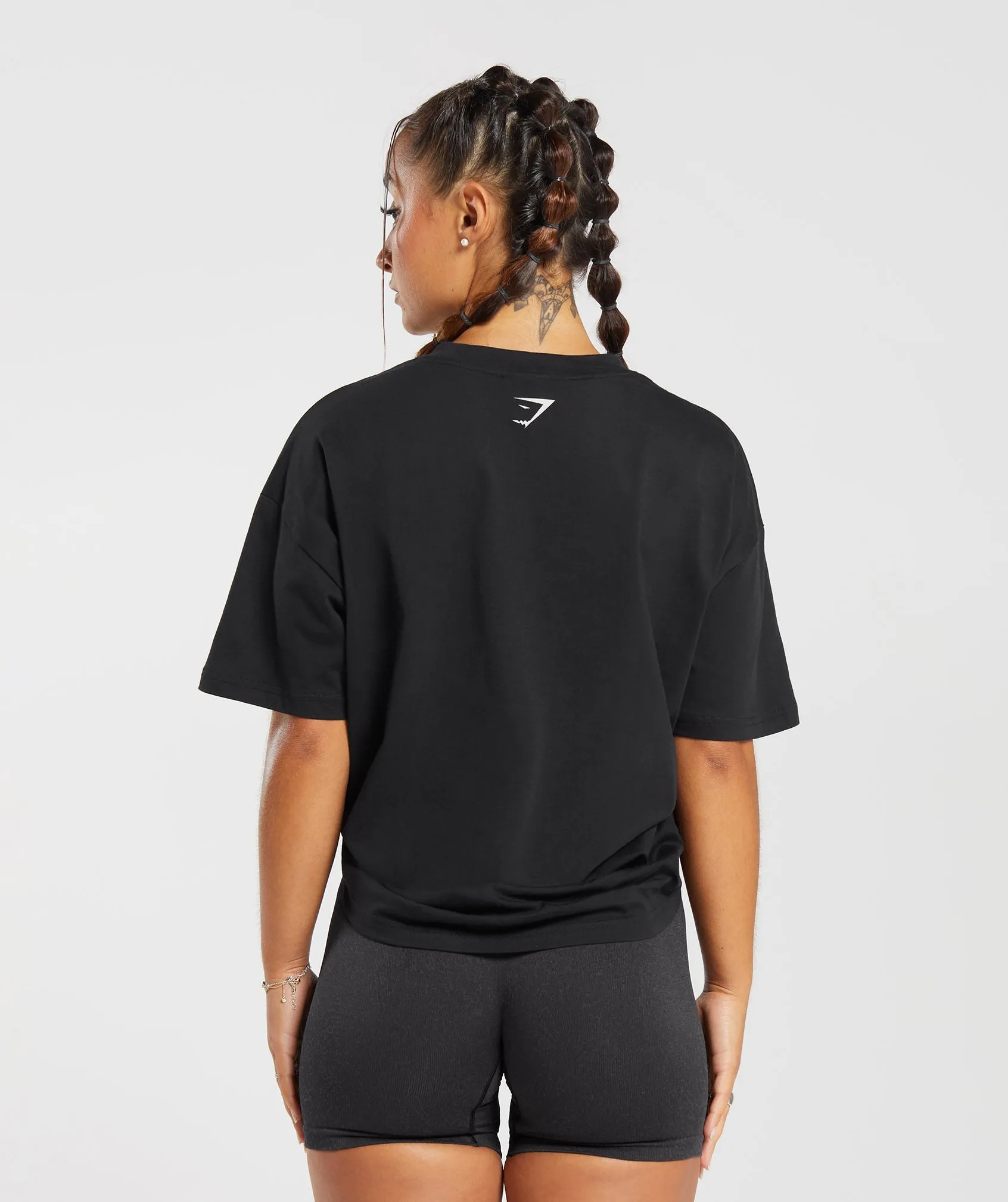 Gymshark Lifting Essentials Oversized T-shirt - Black sold by Gymshark product image thumbnail 2