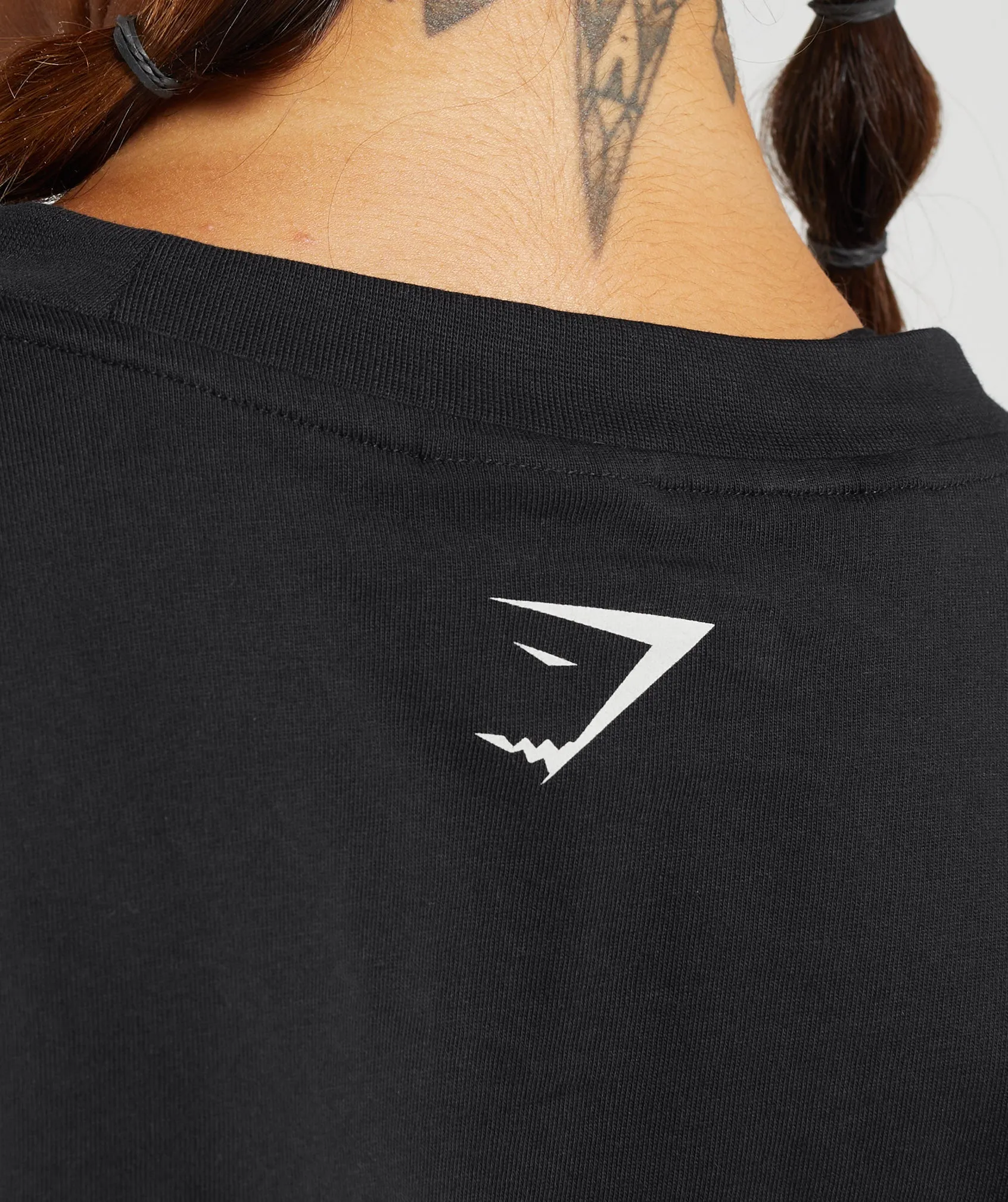 Gymshark Lifting Essentials Oversized T-shirt - Black sold by Gymshark product image thumbnail 5