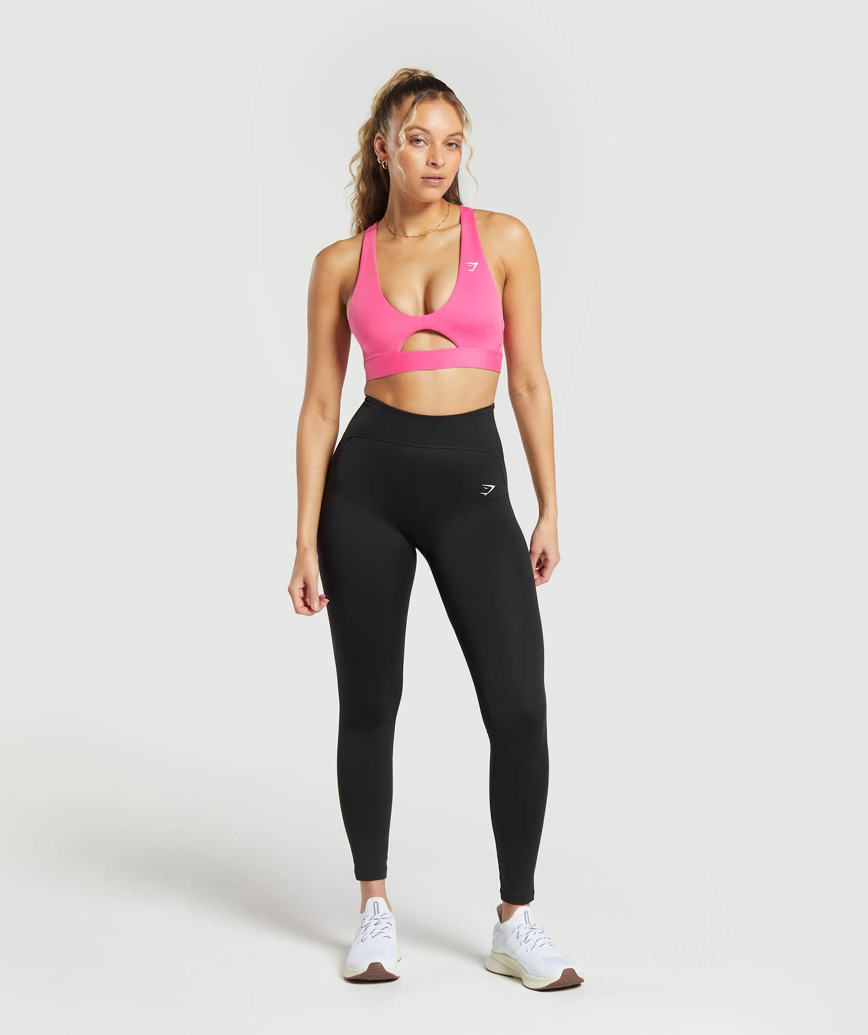 Gymshark Peek A Boo Sports Bra - Fetch Pink sold by Gymshark product image thumbnail 4
