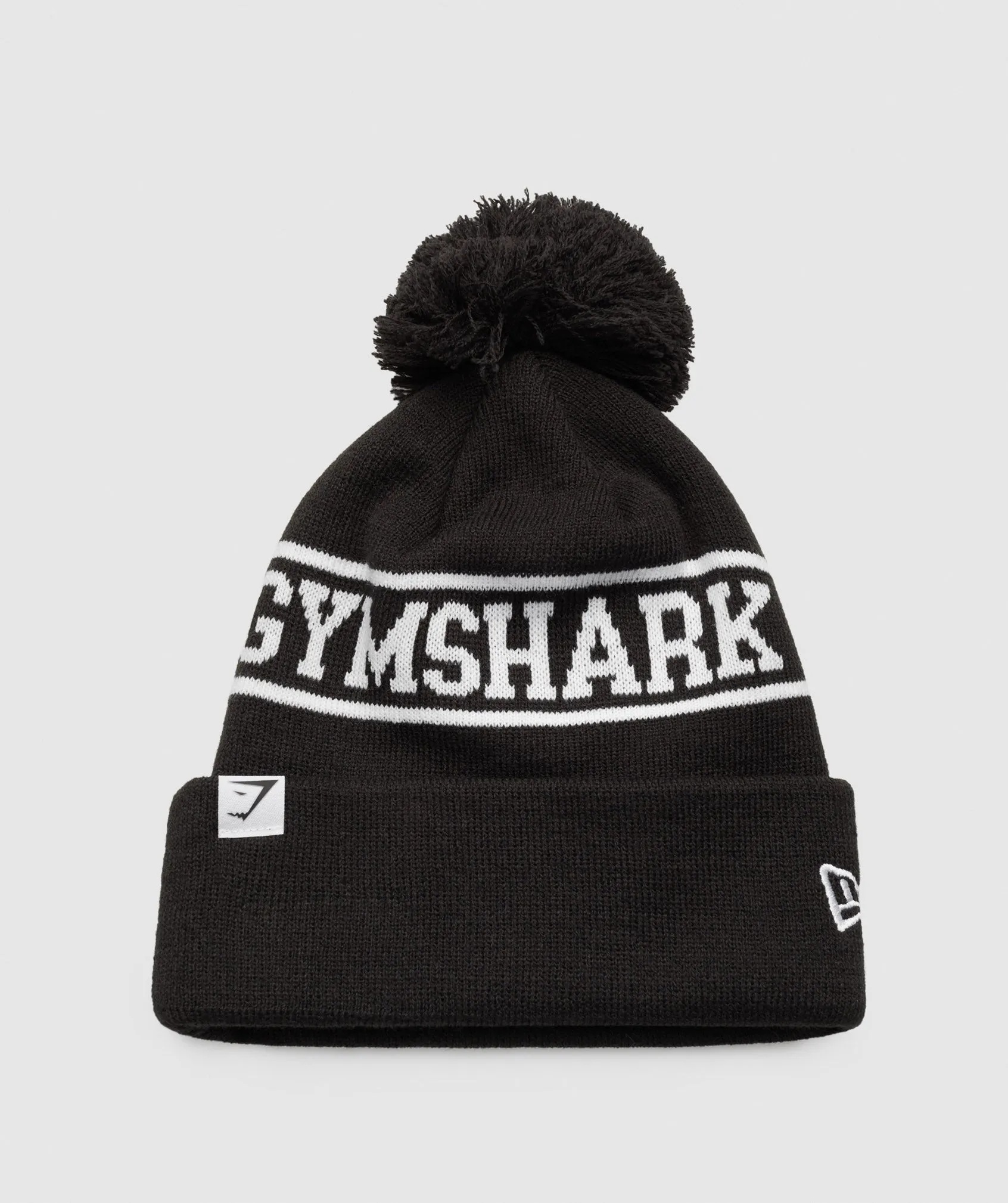 Gymshark New Era Tab Beanie - Black sold by Gymshark