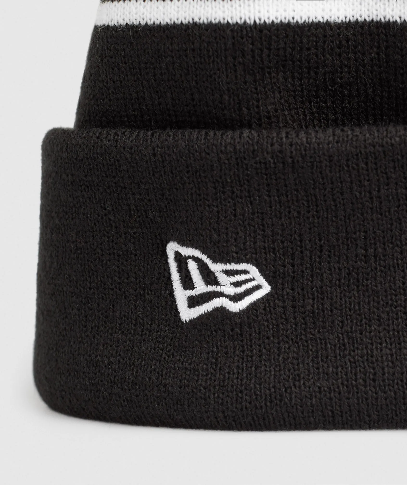 Gymshark New Era Tab Beanie - Black sold by Gymshark product image thumbnail 5