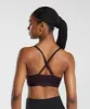 Gymshark Ruched Sports Bra - Plum Brown sold by Gymshark