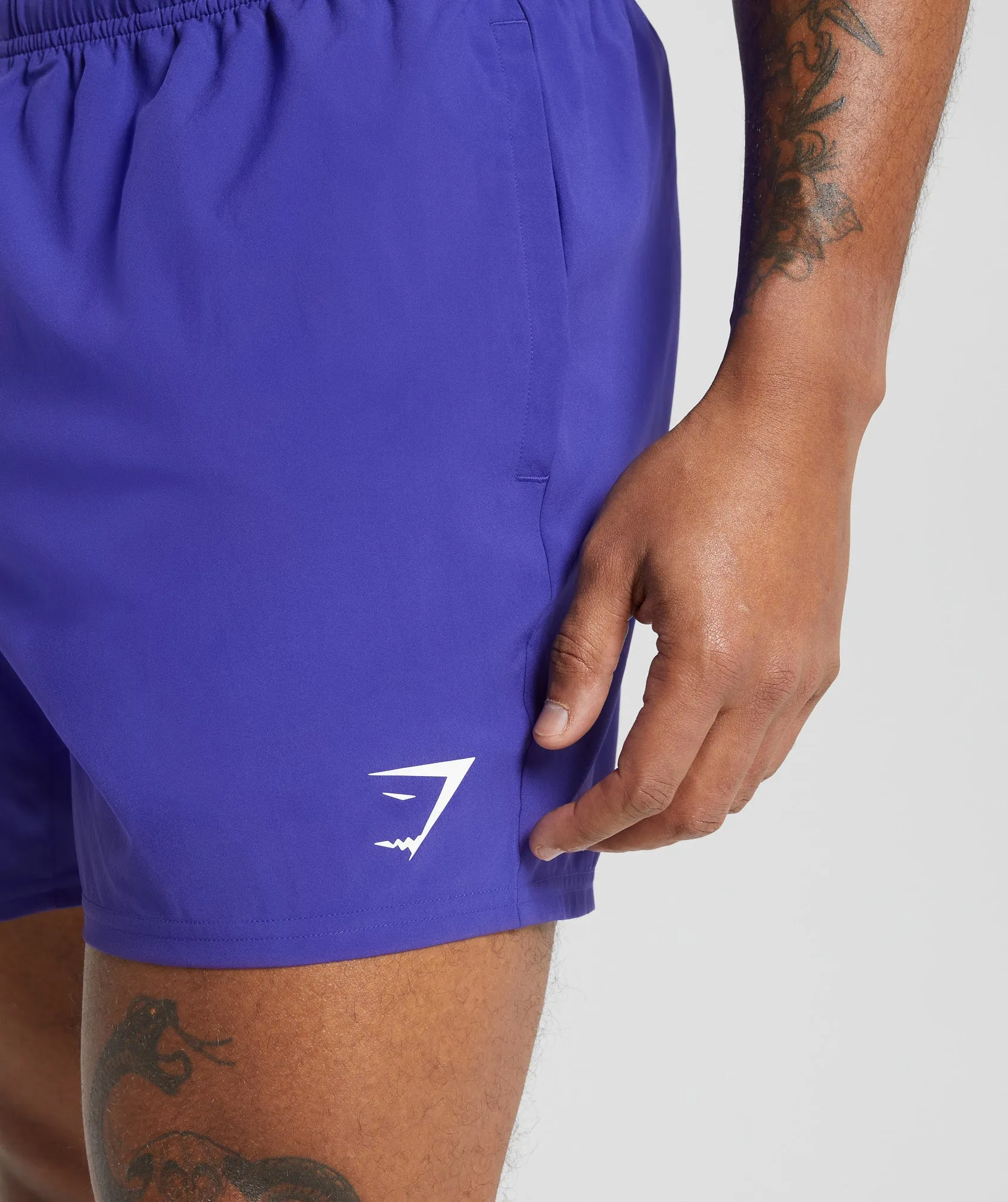 Gymshark Arrival 5" Shorts - Cobalt Purple sold by Gymshark product image thumbnail 5