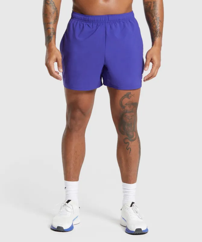 Gymshark Arrival 5" Shorts - Cobalt Purple sold by Gymshark