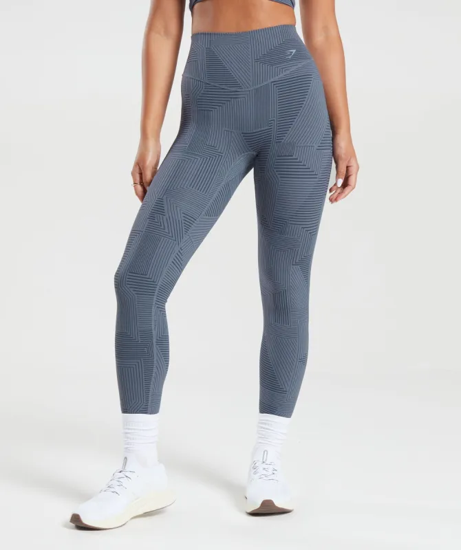 Gymshark Elevate Leggings - Evening Blue sold by Gymshark