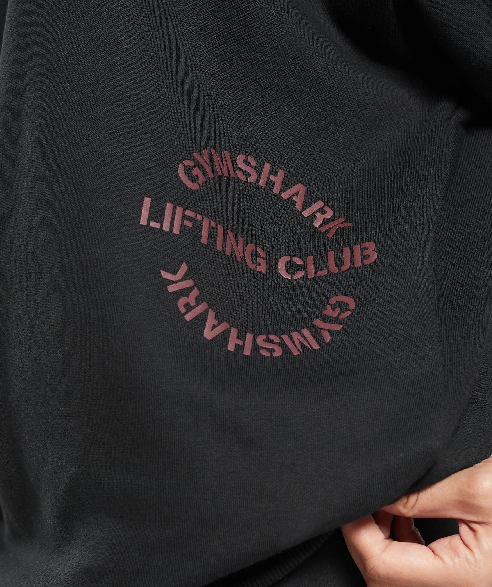 Gymshark Built Oversized Sweatshirt - Black sold by Gymshark product image thumbnail 5
