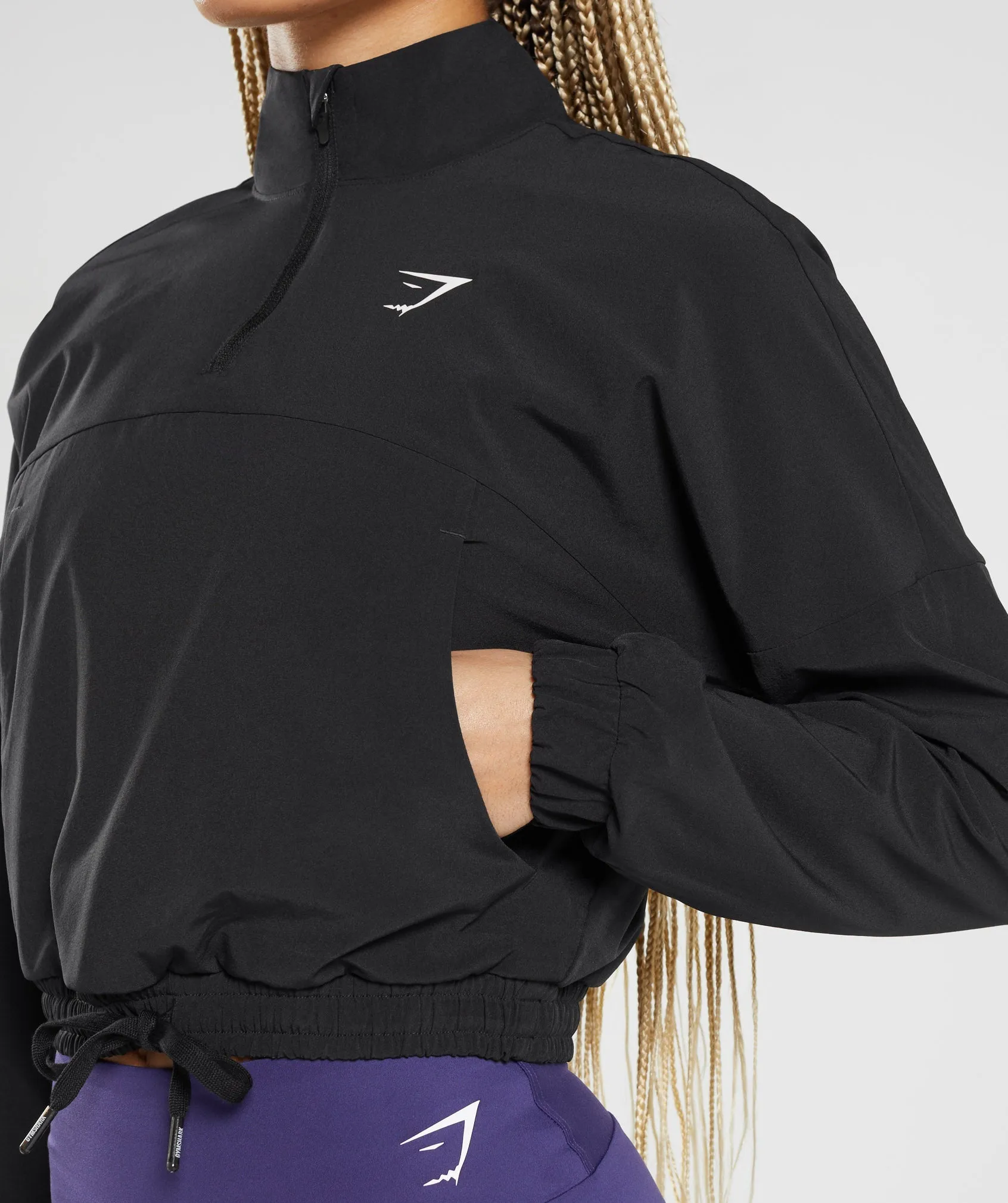 Gymshark Sport Windbreaker - Black sold by Gymshark product image thumbnail 3