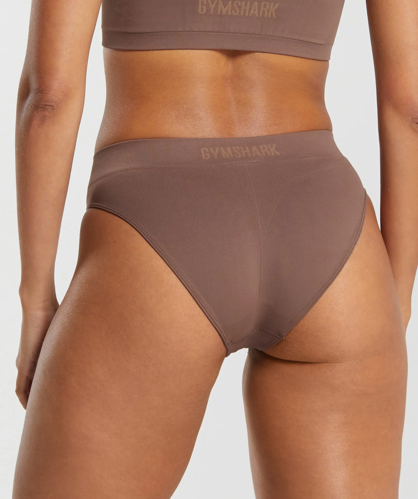 Gymshark Seamless Brief - Soft Brown sold by Gymshark product image thumbnail 2