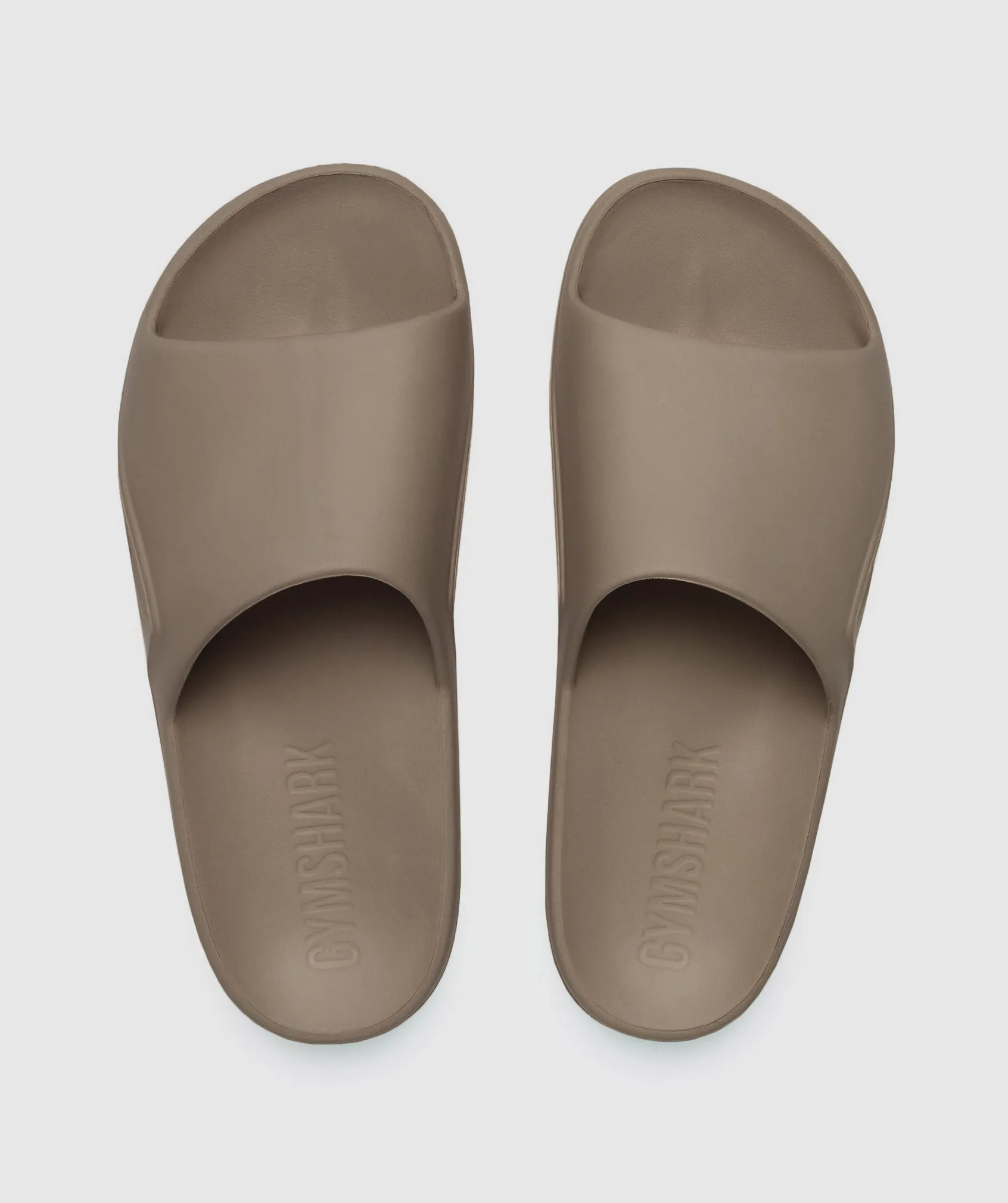 Gymshark Rest Day Slides - Soul Brown | Parallel display picture 2