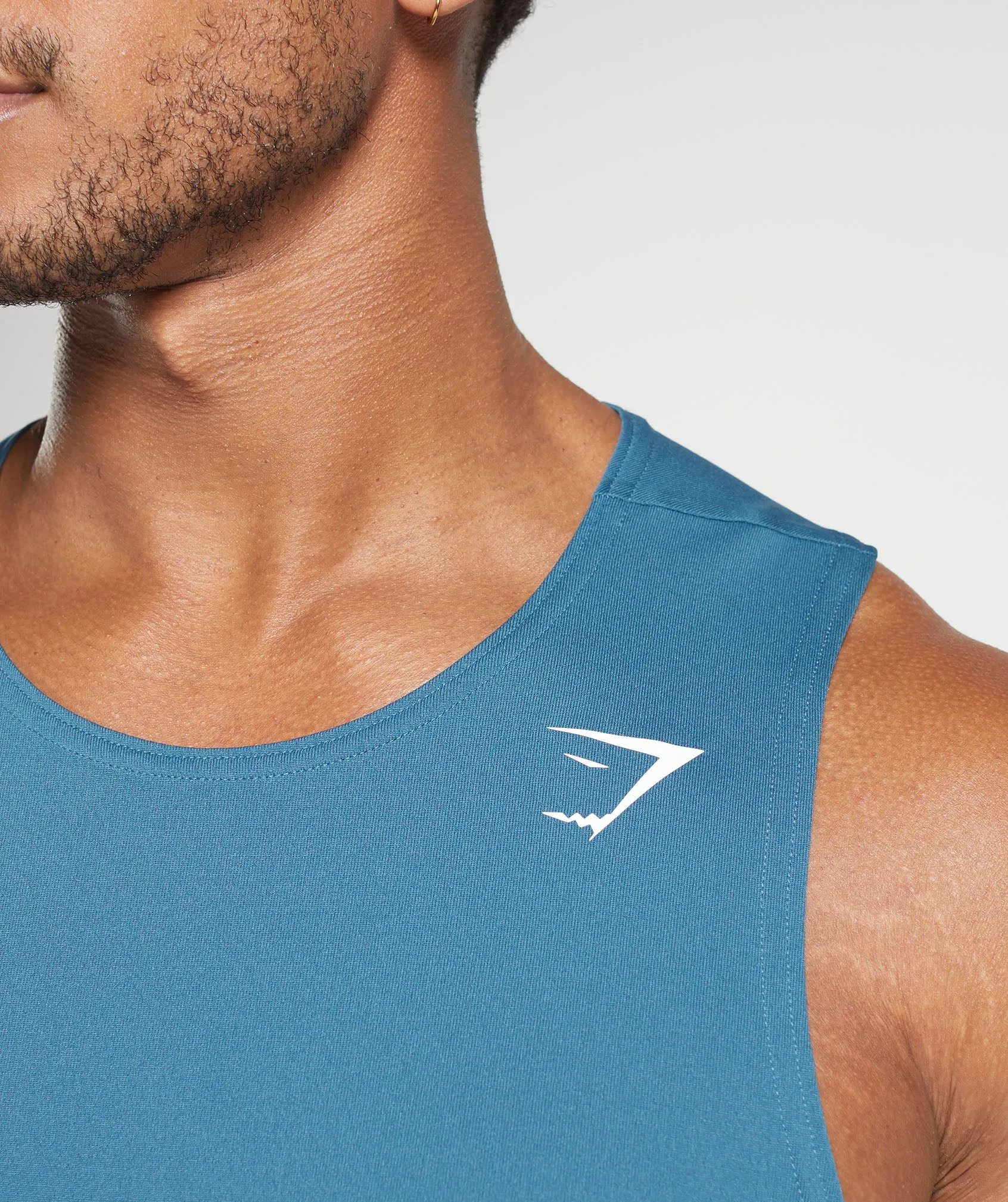 Gymshark Arrival Tank - Utility Blue sold by Gymshark product image thumbnail 5