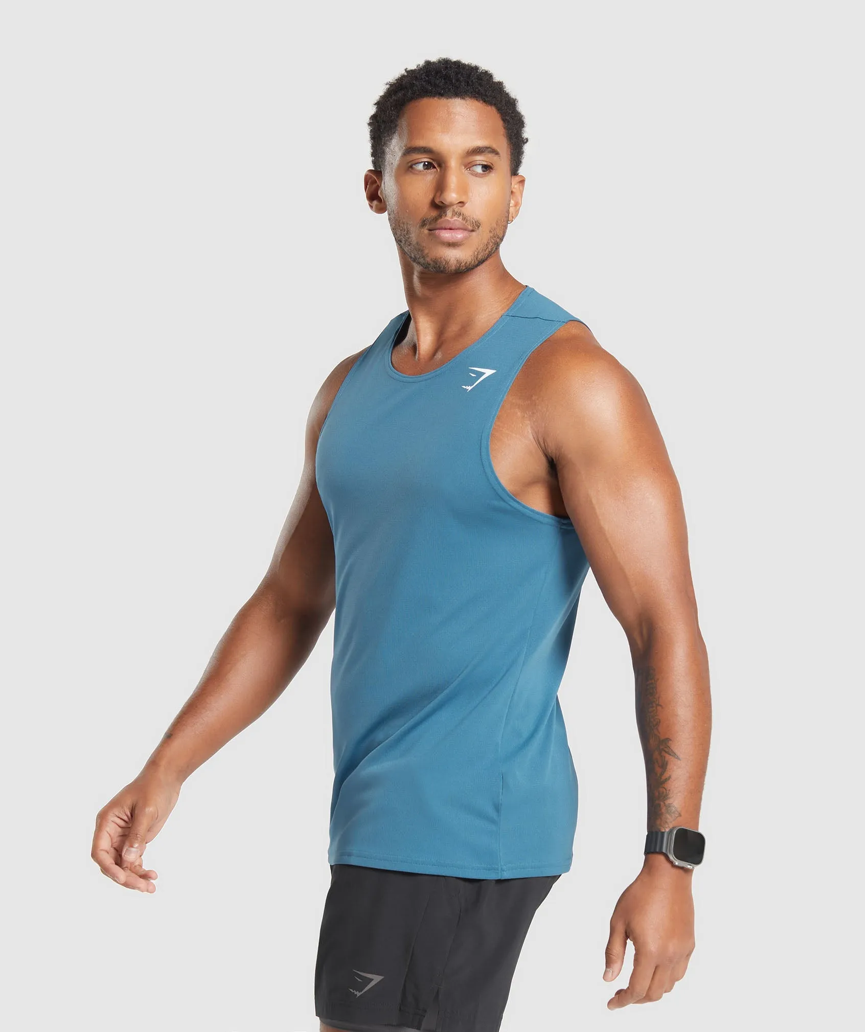 Gymshark Arrival Tank - Utility Blue sold by Gymshark product image thumbnail 3