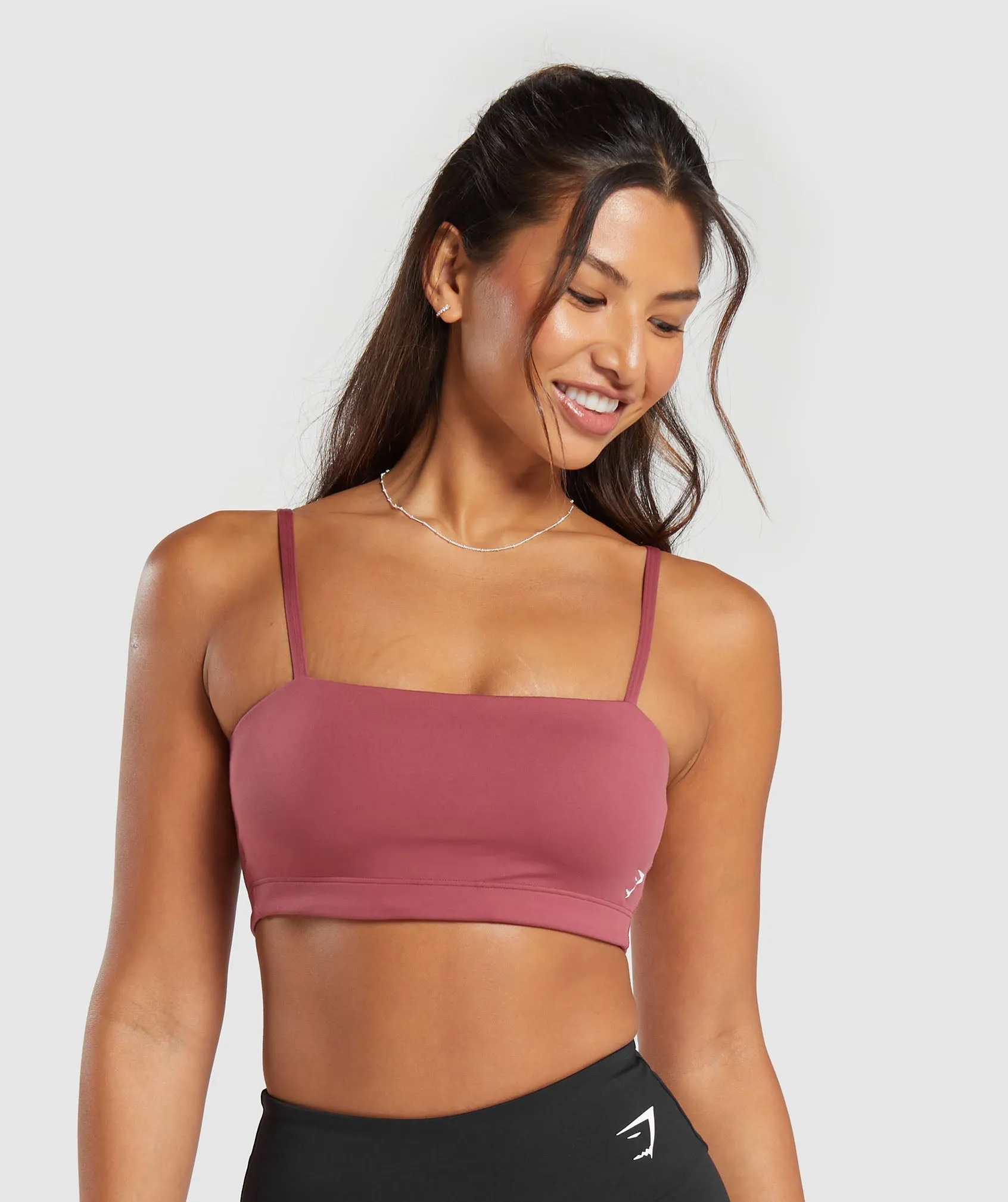 Gymshark Bandeau Sports Bra - Soft Berry sold by Gymshark
