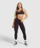 Gymshark Mesh Waistband Leggings - Plum Brown sold by Gymshark