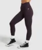 Gymshark Mesh Waistband Leggings - Plum Brown sold by Gymshark