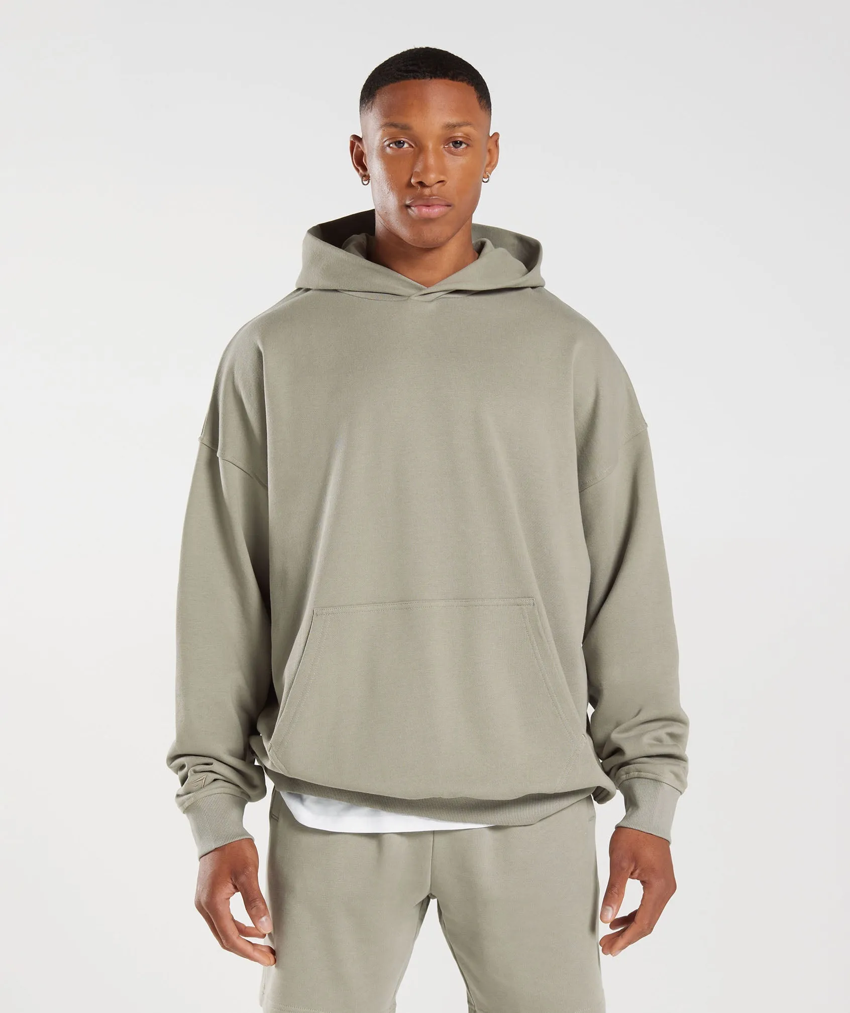 Gymshark Rest Day Essentials Hoodie - Ecru Brown sold by Gymshark