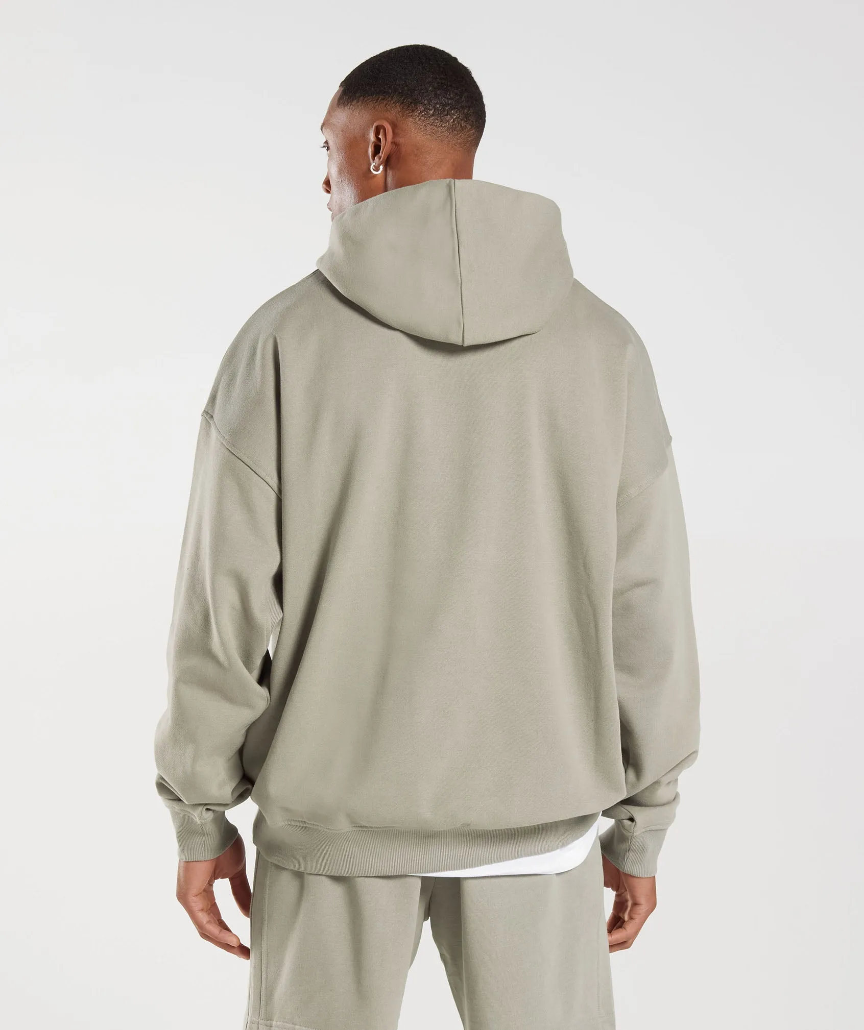 Gymshark Rest Day Essentials Hoodie - Ecru Brown sold by Gymshark product image thumbnail 2