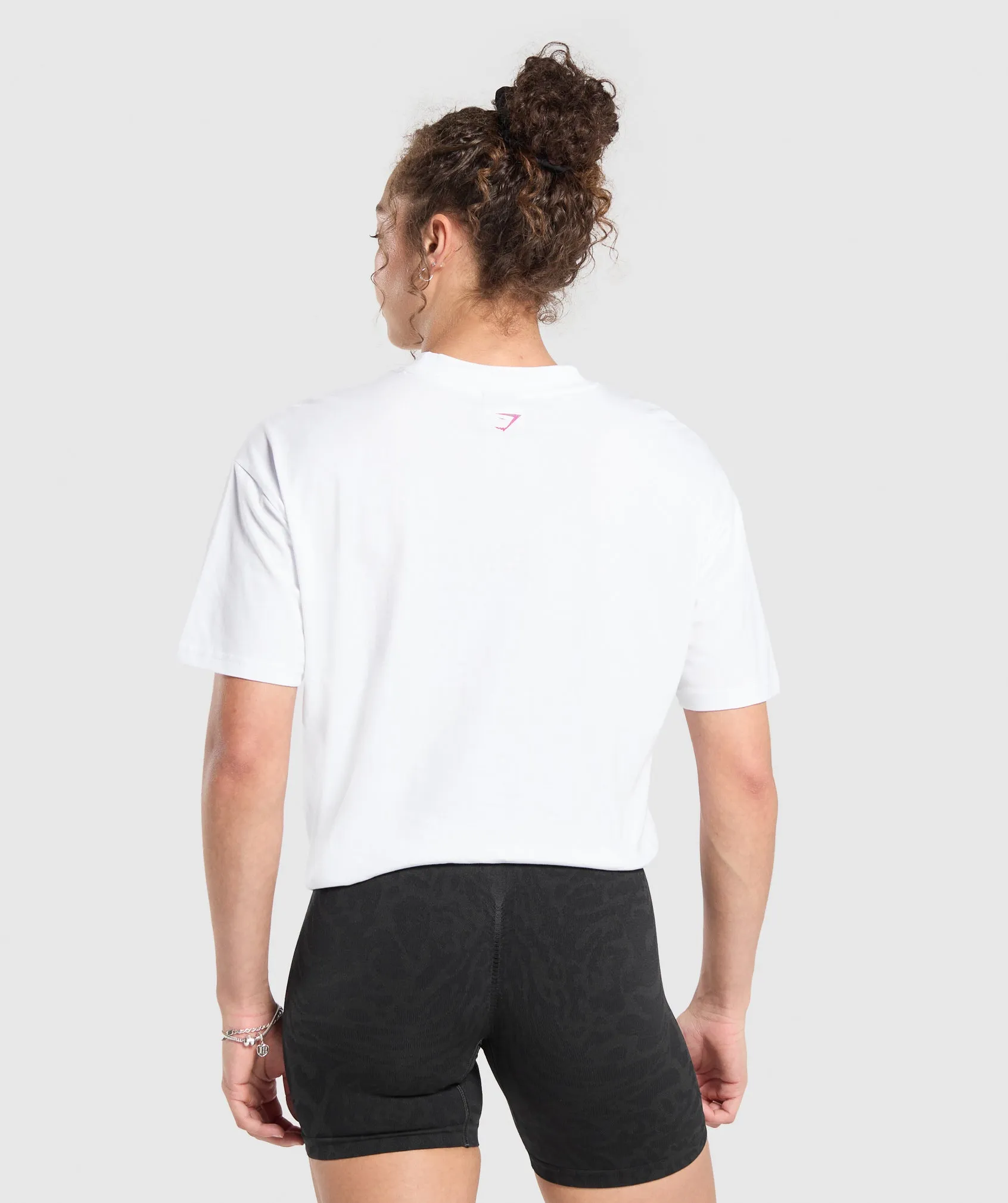 Gymshark Strong Girl Lifting Club Graphic T-Shirt - White sold by Gymshark product image thumbnail 2