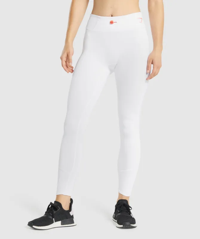 Gymshark Pulse Leggings - White sold by Gymshark
